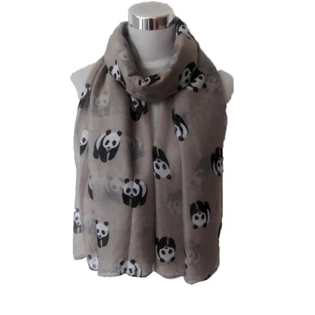Cute Chinese style panda animal pattern scarf Lady Womens Long Cute Pug Dog Print Scarf Wraps Shawl Soft Scarves long scarfs
Cute Chinese style panda animal pattern scarf Lady Womens Long Cute Pug Dog Print Scarf Wraps Shawl Soft Scarves long scarfs