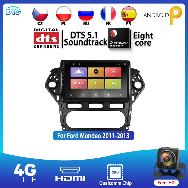 Qualcomm Android 9 IPS DSP 4G+64G Multimedia Car DVD Player Navigation GPS Radio stero Head Unit For mondeo 2009-2013
Qualcomm Android 9 IPS DSP 4G+64G Multimedia Car DVD Player Navigation GPS Radio stero Head Unit For mondeo 2009-2013