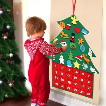 DIY Felt Christmas Tree Advent Calendar Birthday Advent Calendar Fabric Advent Calendar with Pockets 2021 New Year Decor
DIY Felt Christmas Tree Advent Calendar Birthday Advent Calendar Fabric Advent Calendar with Pockets 2021 New Year Decor