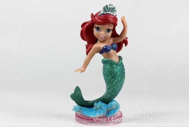 6 princess snow white mermaid long hair princess girl toy gift