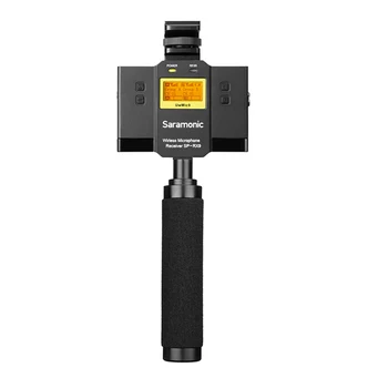 Saramonic UwMic9 SP-RX9 dual UHF wireless receiver with mixer,mount,&stabilization handle for apple iphone &android smartphones
Saramonic UwMic9 SP-RX9 dual UHF wireless receiver with mixer,mount,&stabilization handle for apple iphone &android smartphones