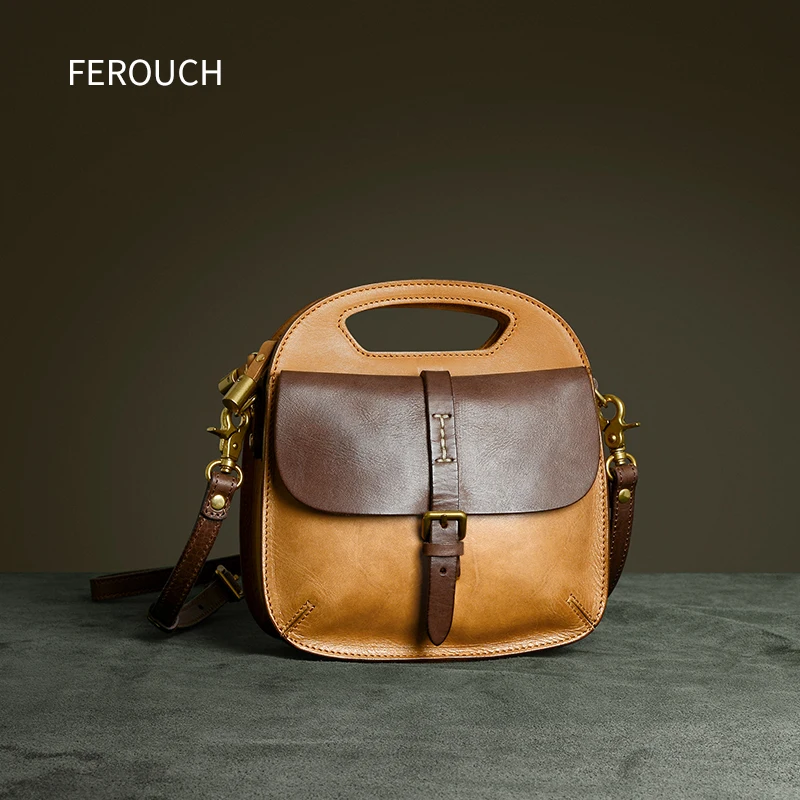 New Handbags Retro Prime Genuine Soft Leather Envelope Commuter Bag ins Handmade Messenger Bags Tooling Mini Shoulder Bag 9037
New Handbags Retro Prime Genuine Soft Leather Envelope Commuter Bag ins Handmade Messenger Bags Tooling Mini Shoulder Bag 9037