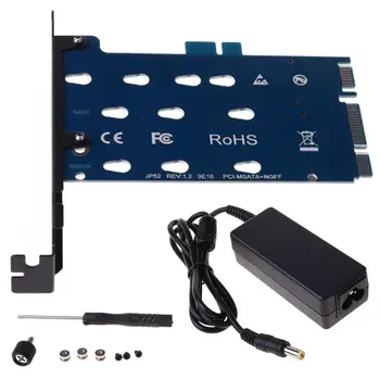 Durable Dual Interface M.2 to SATA and mSATA to SATA3 Adapter Card with Add-on SSD Adapter Card
Durable Dual Interface M.2 to SATA and mSATA to SATA3 Adapter Card with Add-on SSD Adapter Card