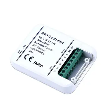 Smart WiFi LED Controller 5 Channels Control 4A5CH CW/WW RGB RGBW RGBWW LED light, Timer Music Group Sync Controller Q0KF
Smart WiFi LED Controller 5 Channels Control 4A5CH CW/WW RGB RGBW RGBWW LED light, Timer Music Group Sync Controller Q0KF