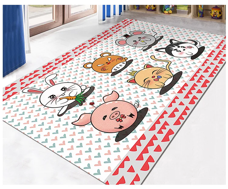 Pig/Rabbit Carpet 3D Printed Carpet Square Anti-Skid Area Floor Mat Rug Non-slip Mat Dining Room Living Soft Carpet 04
Pig/Rabbit Carpet 3D Printed Carpet Square Anti-Skid Area Floor Mat Rug Non-slip Mat Dining Room Living Soft Carpet 04