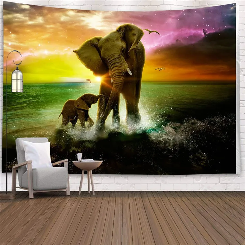 India Elephant Tapestry Psychedelic Macrame Wall Hanging Witchcraft Polyester Fabric Hippie Boho Beach Mat Colorful Tapestry
India Elephant Tapestry Psychedelic Macrame Wall Hanging Witchcraft Polyester Fabric Hippie Boho Beach Mat Colorful Tapestry