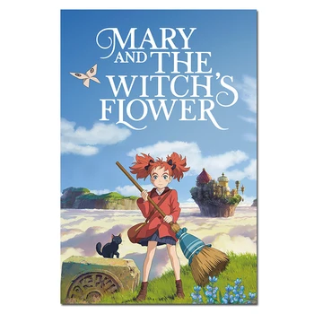 Animated Film Poster Anime Movie Mary and the Witch's Flower Wall Art Picture Cartoon Girl Bedroom Decor Silk Fabric Prints 
Animated Film Poster Anime Movie Mary and the Witch's Flower Wall Art Picture Cartoon Girl Bedroom Decor Silk Fabric Prints