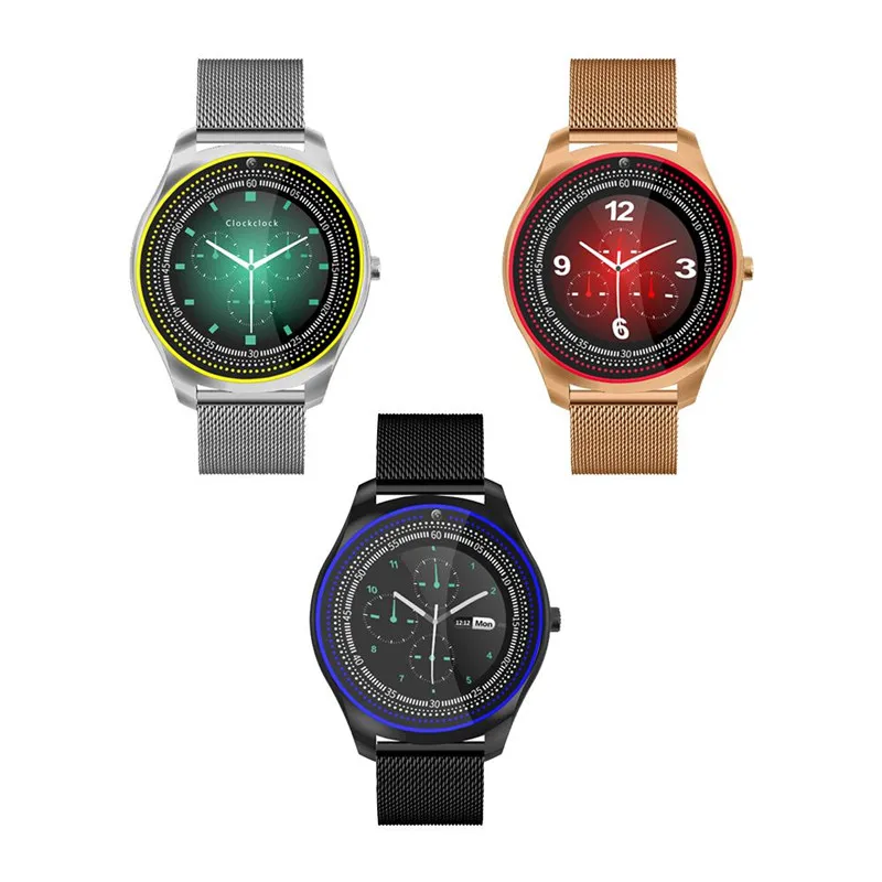 N9 Smart Watch with Metal Strap Camera Bluetooth SIM TF Card Push Message Wristwatch For Android Phone Wearable Devices 1YW
N9 Smart Watch with Metal Strap Camera Bluetooth SIM TF Card Push Message Wristwatch For Android Phone Wearable Devices 1YW
