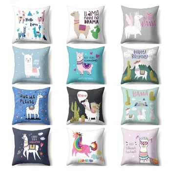 Animal Alpaca Flower Cushion Cover Cactus Party Llama Pillow Case Tropical Vintage Chair For Sofa Throw Pillows 45cm Burlap Soft
Animal Alpaca Flower Cushion Cover Cactus Party Llama Pillow Case Tropical Vintage Chair For Sofa Throw Pillows 45cm Burlap Soft