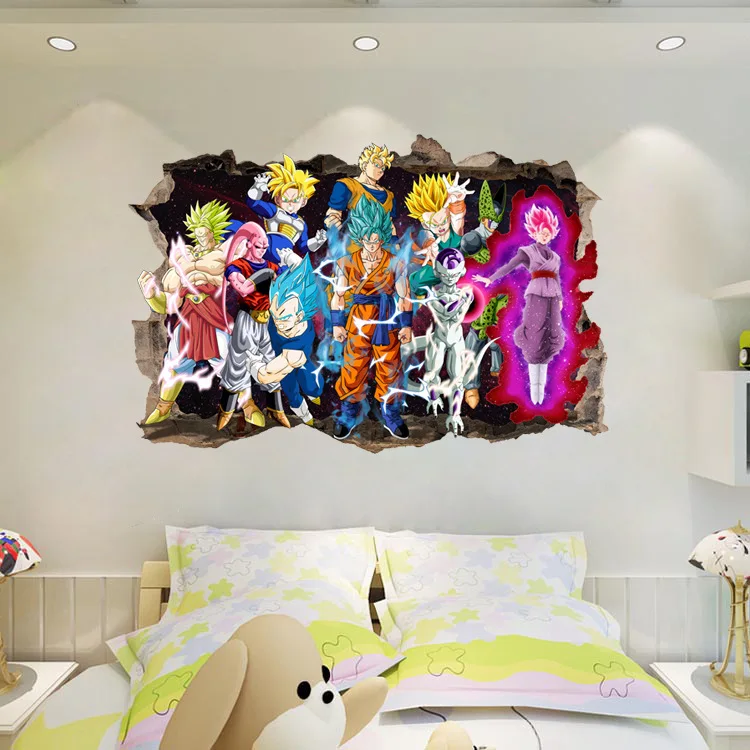 3D view Break Wall wall Stickers Dragon Ball Z Goku Cartoon Kids Anime Vinyl Decal Decor room decor boy bedroom a ccessories 
3D view Break Wall wall Stickers Dragon Ball Z Goku Cartoon Kids Anime Vinyl Decal Decor room decor boy bedroom a ccessories