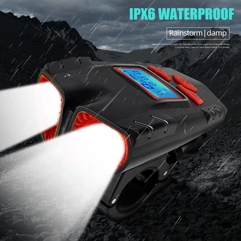 2000mAh 500 Lumen Wireless Computer Bicycle Light IPX6 Waterproof Bike Front Light Handlebar Flashlight With Horn Bicycle Lamp
2000mAh 500 Lumen Wireless Computer Bicycle Light IPX6 Waterproof Bike Front Light Handlebar Flashlight With Horn Bicycle Lamp