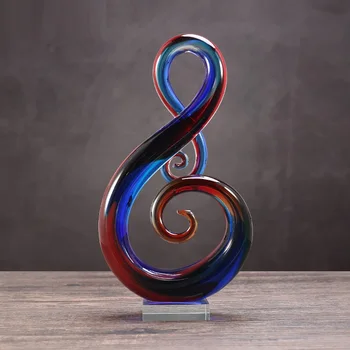 36CM MUSIC NOTE GLASS SCULPTURE HOME DECOR ABSTRACT ORNAMENT GIFT CRAFT HOME DECORATION FOR LIVING ROOM HOME OFFICE R2079
36CM MUSIC NOTE GLASS SCULPTURE HOME DECOR ABSTRACT ORNAMENT GIFT CRAFT HOME DECORATION FOR LIVING ROOM HOME OFFICE R2079