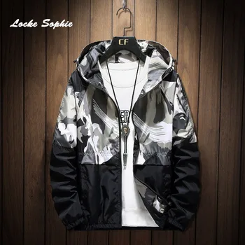 1pcs Men Plus size zipper jackets coats 2020 Spring Breathable fabrics camouflage prints Hooded Coats Men Travel jacket coats
1pcs Men Plus size zipper jackets coats 2020 Spring Breathable fabrics camouflage prints Hooded Coats Men Travel jacket coats