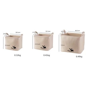 Beige Cotton Linen Laundry Basket Hamper with Handle, Foldable Cute Clothes Toys Sundries Bag Box Holder Organizer
Beige Cotton Linen Laundry Basket Hamper with Handle, Foldable Cute Clothes Toys Sundries Bag Box Holder Organizer