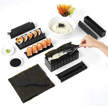 10 Pcs New DIY Sushi Making Kit Roll Sushi Maker Rice Roll Mold Sushi Tools Kitchen Tools Japanese Sushi Cooking Tools
10 Pcs New DIY Sushi Making Kit Roll Sushi Maker Rice Roll Mold Sushi Tools Kitchen Tools Japanese Sushi Cooking Tools