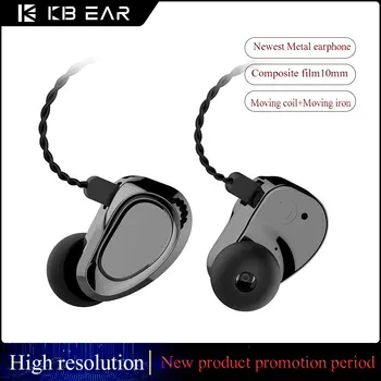 KBEAR KB04 Dual balanced armature drivers+10mm PU diaphragm driver HIFI earphone Dj running earbud with 2 pin connector kb06
KBEAR KB04 Dual balanced armature drivers+10mm PU diaphragm driver HIFI earphone Dj running earbud with 2 pin connector kb06