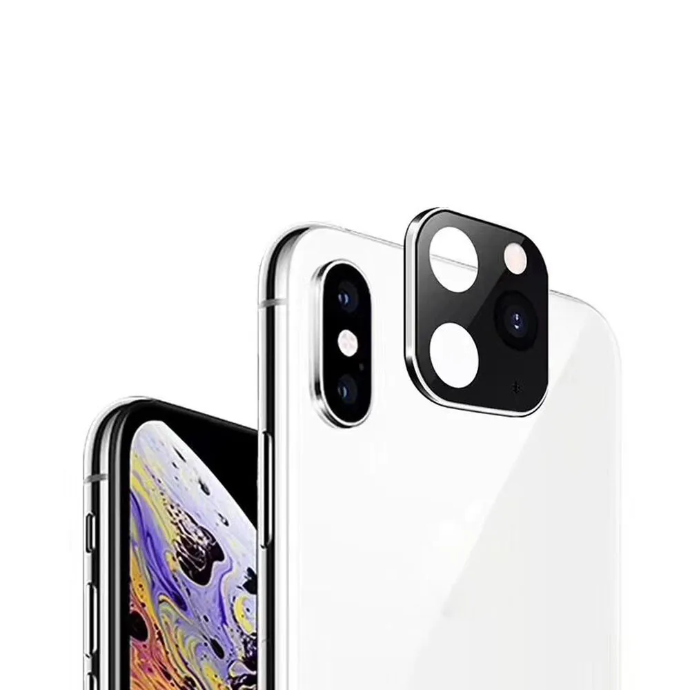Алюминиевый сплав наклейка на Рассеиватель камеры для IPhone X Seconds Защитная пленка