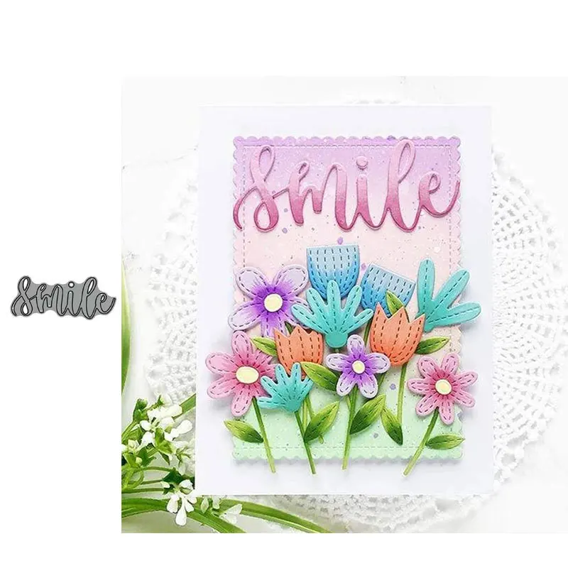 JC Smile Letters Metal Cutting Dies DIY Scrapbooking New Die Cut Card Make Stencil Craft Paper Knife Mold Mould Model Decoration
JC Smile Letters Metal Cutting Dies DIY Scrapbooking New Die Cut Card Make Stencil Craft Paper Knife Mold Mould Model Decoration