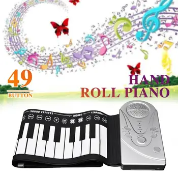 Flexible 49K1 with Loud Speaker 49 Key Entertainment Roll Up Piano Electronic Organ Preliminary Edition Music
Flexible 49K1 with Loud Speaker 49 Key Entertainment Roll Up Piano Electronic Organ Preliminary Edition Music