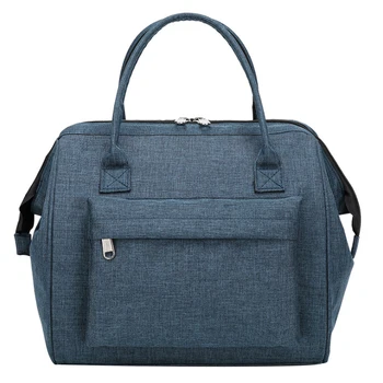 Modern Simple Oxford Cloth Thermal Insulation Bento Lunch Bag Unisex Large Capacity Solid Color Lunch Handbag for School/Office 
Modern Simple Oxford Cloth Thermal Insulation Bento Lunch Bag Unisex Large Capacity Solid Color Lunch Handbag for School/Office