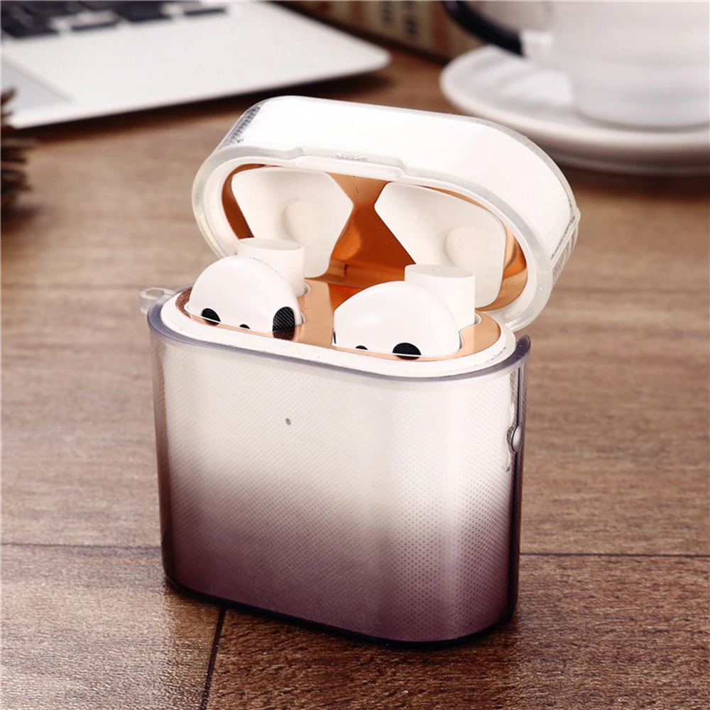 Wireless Earphone Case For Xiaomi Air 2 2S Protective Breakproof Transparent Gradient Color Bluetooth Charging Box Hard Bags | Электроника