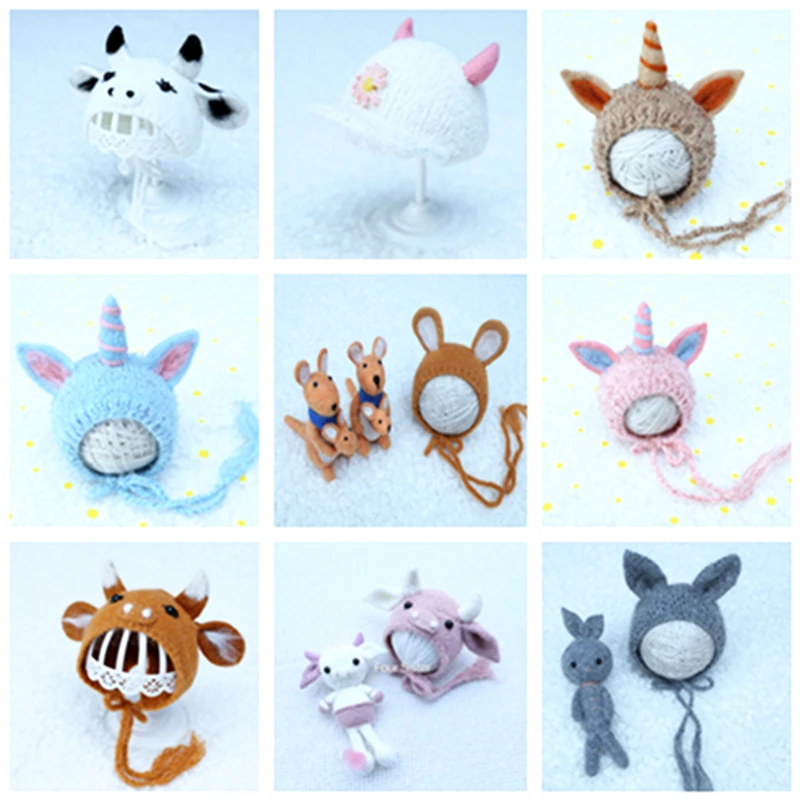 Dvotinst Newborn Photography Props Baby Cute Unicorn Animals Hat Doll Bonnet Fotografia Accessories Studio Shoots Photo Props
Dvotinst Newborn Photography Props Baby Cute Unicorn Animals Hat Doll Bonnet Fotografia Accessories Studio Shoots Photo Props