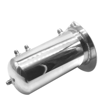 2.5L Car Engine Modified Oil Catch Breather Reservoir Tank Stainless Steel 
2.5L Car Engine Modified Oil Catch Breather Reservoir Tank Stainless Steel