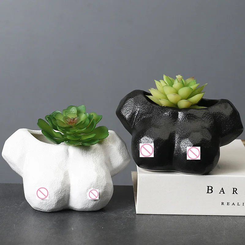 Nordic Ceramics Woman Body Flower Pot Balcony Cactus Succulents Plants Bonsai Pot Crafts Miniature Garden Decoration Accessories
Nordic Ceramics Woman Body Flower Pot Balcony Cactus Succulents Plants Bonsai Pot Crafts Miniature Garden Decoration Accessories