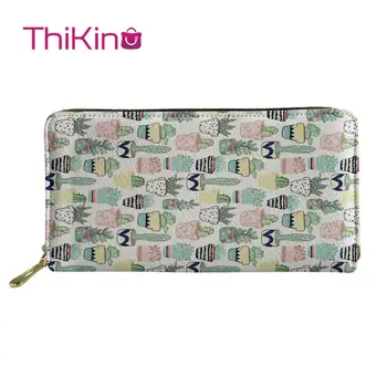 Thikin Cartoon Cactus Long Wallets Zipper Phone Bag Card Holder for Ladies Clutch Purse Carteira Handbags Notecase 2019 
Thikin Cartoon Cactus Long Wallets Zipper Phone Bag Card Holder for Ladies Clutch Purse Carteira Handbags Notecase 2019