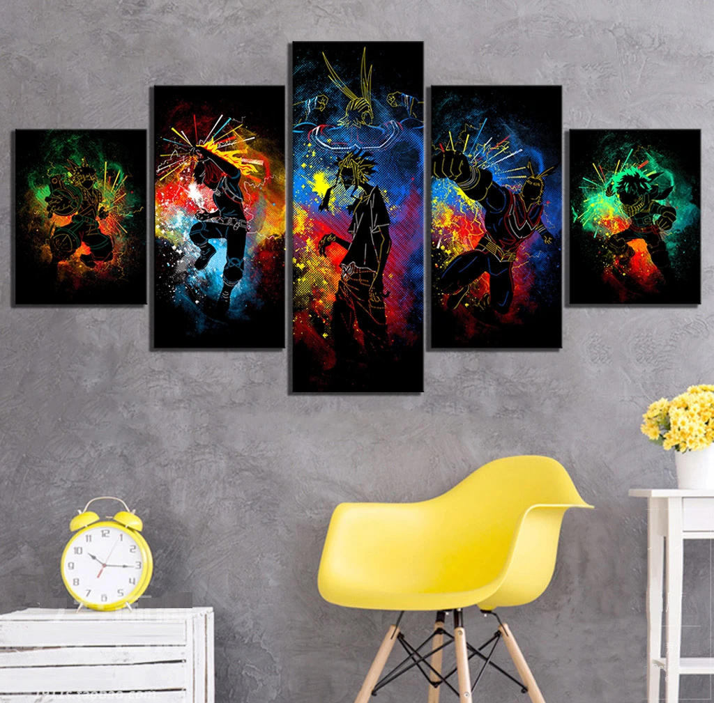 5Pcs Anime My Hero Academia Boku Posters Canvas Wall Art HD Pictures Decoration Living Room Accessories Home Decor Paintings
5Pcs Anime My Hero Academia Boku Posters Canvas Wall Art HD Pictures Decoration Living Room Accessories Home Decor Paintings