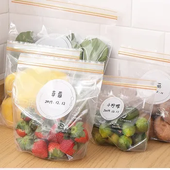 Fresh-keeping Food Storage Bag Self-sealing Reusable Freezer Bag Leakproof Top Zip Lock Food Holder Kitchen Storage Organization
Fresh-keeping Food Storage Bag Self-sealing Reusable Freezer Bag Leakproof Top Zip Lock Food Holder Kitchen Storage Organization