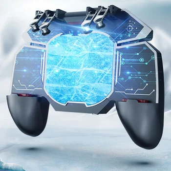 Cooling Fan PUBG Controller Semiconductor Cooler Six Finger Game Trigger Shooter Joystick Gamepad For Android Iphone Phone
Cooling Fan PUBG Controller Semiconductor Cooler Six Finger Game Trigger Shooter Joystick Gamepad For Android Iphone Phone