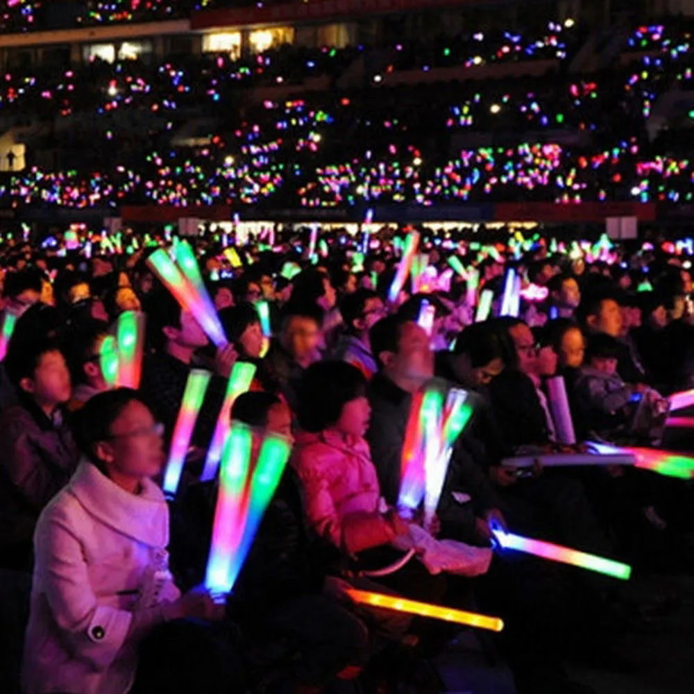 1pcs Light Up Foam Sticks Glow Party Led Flashings Vocal Concert Reuseable Concert Reusable Collection Funny Lasting Gift Toy
1pcs Light Up Foam Sticks Glow Party Led Flashings Vocal Concert Reuseable Concert Reusable Collection Funny Lasting Gift Toy