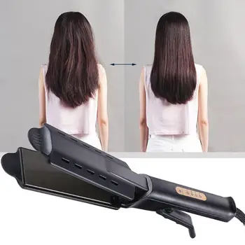 Hair Straightener Four-gear Temperature Adjustment Ceramic Tourmaline Flat Iron Steam Hair Straightener Widen Panel Hair Curler
Hair Straightener Four-gear Temperature Adjustment Ceramic Tourmaline Flat Iron Steam Hair Straightener Widen Panel Hair Curler