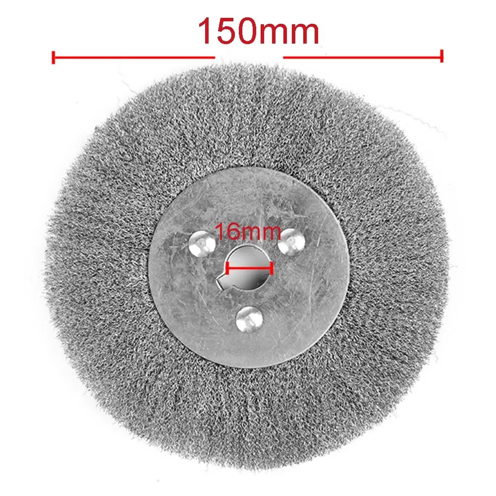 150mm Stainless Steel Wire Wheel Brush Bench Grinder Abrasive Tools Rotary Tool Woodworking Polishing
150mm Stainless Steel Wire Wheel Brush Bench Grinder Abrasive Tools Rotary Tool Woodworking Polishing