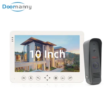 Doornanny 10 Inch Big Screen 1200TVL Video Intercom For Home Apartments Doorbell Unlock Home Entry Control System Video Doorbell
Doornanny 10 Inch Big Screen 1200TVL Video Intercom For Home Apartments Doorbell Unlock Home Entry Control System Video Doorbell