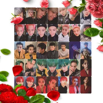 6Pcs/Set Cute EXO Official 6 Album Official Same Homemade Signature Card Star Funny Photo Card CHEN6 KAI 
6Pcs/Set Cute EXO Official 6 Album Official Same Homemade Signature Card Star Funny Photo Card CHEN6 KAI