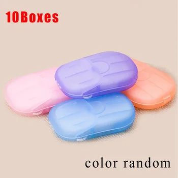 Made Of High Quality Material 10 Boxes Travel Portable Foaming Soap Flakes Washing Hand Paper Slice Sheets
Made Of High Quality Material 10 Boxes Travel Portable Foaming Soap Flakes Washing Hand Paper Slice Sheets