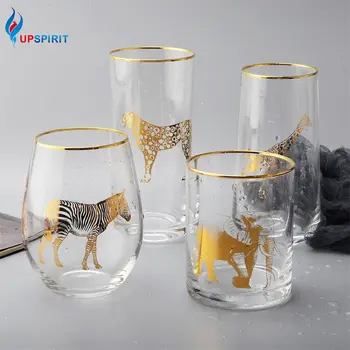 Upspirit 1Pc Gold Animal Glass Cup Beer Water Drinking Cups Coffee Milk Tea Mug Tumbler Creative Gift Bar Accessories Drinkware
Upspirit 1Pc Gold Animal Glass Cup Beer Water Drinking Cups Coffee Milk Tea Mug Tumbler Creative Gift Bar Accessories Drinkware