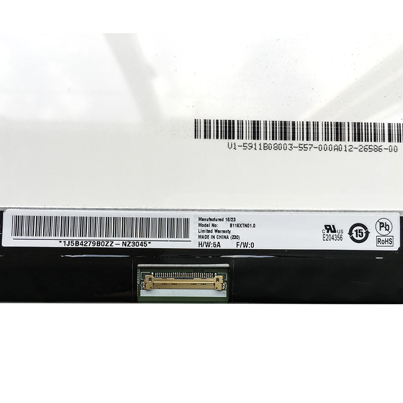 11.6" B116XTN01. 0 laptop lcd screen N116BGE-EB2 NT116WHM-N12 N116BGE-EA2 N116BGE-E42 EDP slim 30pin display
11.6" B116XTN01. 0 laptop lcd screen N116BGE-EB2 NT116WHM-N12 N116BGE-EA2 N116BGE-E42 EDP slim 30pin display