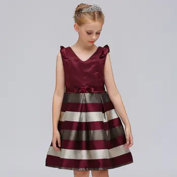 2020 Girls Advanced Striped Dress Girls Formal Wedding Party Flower Girl Kids Dresses Princess Christmas Costume Girls Bow Dress
2020 Girls Advanced Striped Dress Girls Formal Wedding Party Flower Girl Kids Dresses Princess Christmas Costume Girls Bow Dress