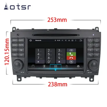 4+64 7" Android 9.0 CAR DVD player gps navigation For Mercedes-Benz C-W203 CLK-W209 GPS auto radio video stereo BT Map head unit
4+64 7" Android 9.0 CAR DVD player gps navigation For Mercedes-Benz C-W203 CLK-W209 GPS auto radio video stereo BT Map head unit