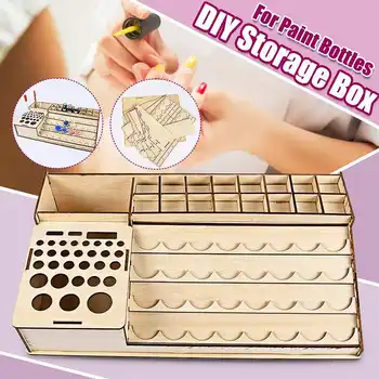 5 Layers Wooden Pigment Bottle Drawer Storage Organizer Holes Color Paint Ink Brush Stand Rack Modular Holder
5 Layers Wooden Pigment Bottle Drawer Storage Organizer Holes Color Paint Ink Brush Stand Rack Modular Holder