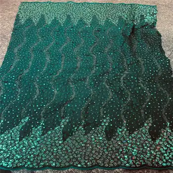 Popular Sequins Lace Fabrics French Net Lace Fabric High Quality Sequence Fabrics Nigerian Net Lace fabric for Wedding Party
Popular Sequins Lace Fabrics French Net Lace Fabric High Quality Sequence Fabrics Nigerian Net Lace fabric for Wedding Party