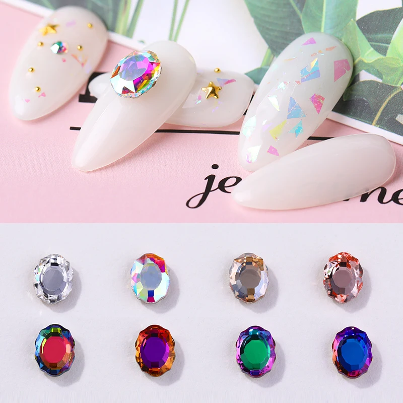 10Pcs/Bag AB Color Nail Rhinestone Colorful Laciness Shaped Mixed Flat Back Nail Studs DIY Design 3D Nail Art Decorations
10Pcs/Bag AB Color Nail Rhinestone Colorful Laciness Shaped Mixed Flat Back Nail Studs DIY Design 3D Nail Art Decorations
