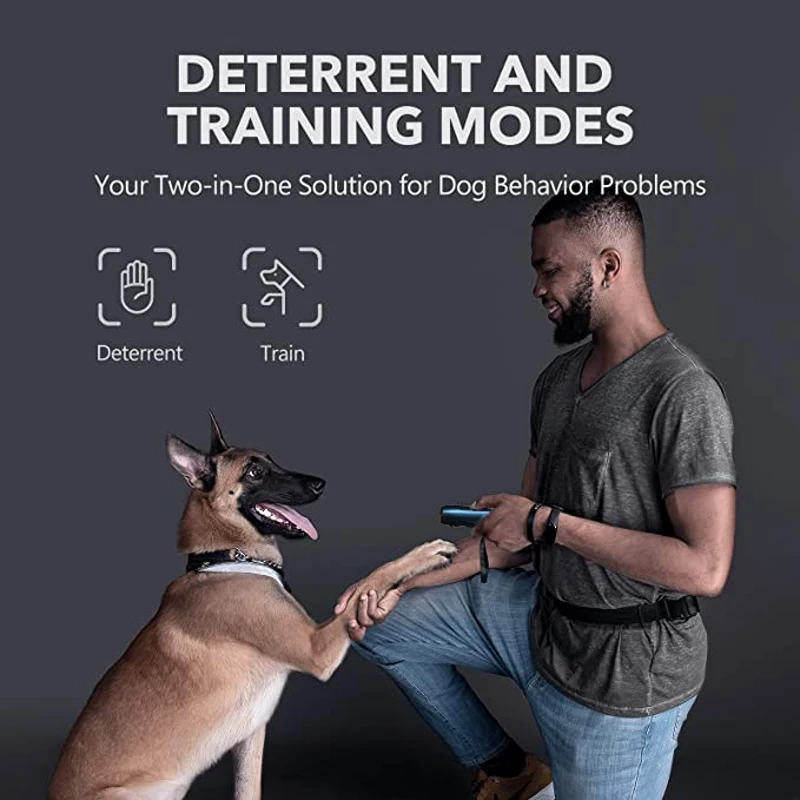 Outdoor 3-Frequency Ultrasonic Dog Repeller with Dazzling Flashlight Dog Anti-Barking Training Deterrent Device Animal Deterrent
Outdoor 3-Frequency Ultrasonic Dog Repeller with Dazzling Flashlight Dog Anti-Barking Training Deterrent Device Animal Deterrent
