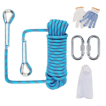 20M Outdoor Climbing Rope Diameter 10 mm Outdoor Hiking Accessories High Strength Rope Safety Rope Lifeline Hiking Accessories B
20M Outdoor Climbing Rope Diameter 10 mm Outdoor Hiking Accessories High Strength Rope Safety Rope Lifeline Hiking Accessories B