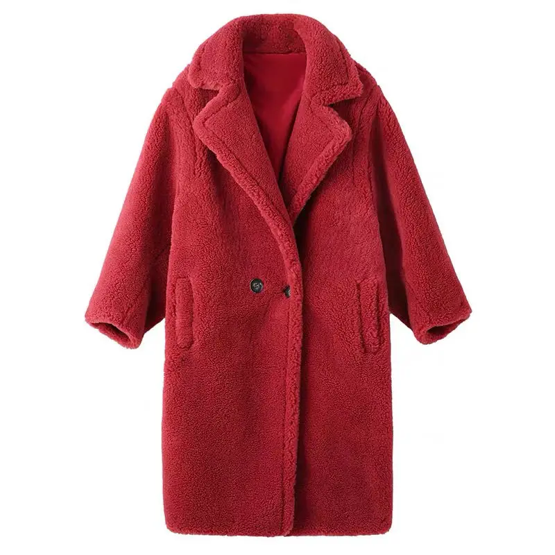 NOW 2020 new teddy coat faux fur long coat women lamb fur coat 5 color thick coat M style
NOW 2020 new teddy coat faux fur long coat women lamb fur coat 5 color thick coat M style