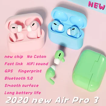 2020 new Air Pro 3 TWS multiple colors Wireless Bluetooth Earphone Headset Smart Touch Air Earbuds With Charging Case
2020 new Air Pro 3 TWS multiple colors Wireless Bluetooth Earphone Headset Smart Touch Air Earbuds With Charging Case