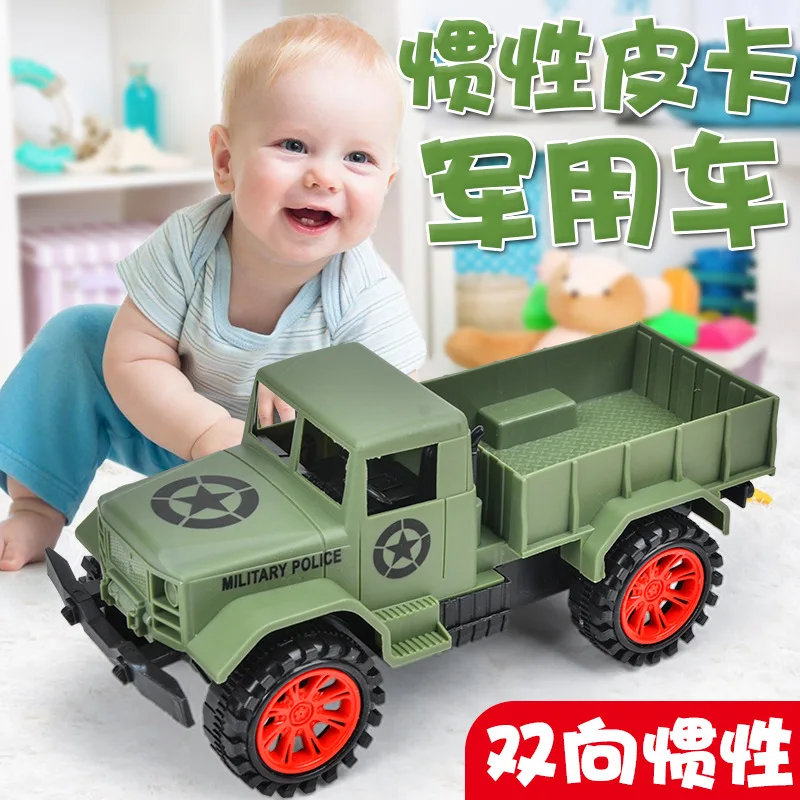 Large Children's Inertia Military Truck Pickup Truck Big Truck Baby Car Model Toy Stall Park Boy toys for kids 3 to 6 years old
Large Children's Inertia Military Truck Pickup Truck Big Truck Baby Car Model Toy Stall Park Boy toys for kids 3 to 6 years old